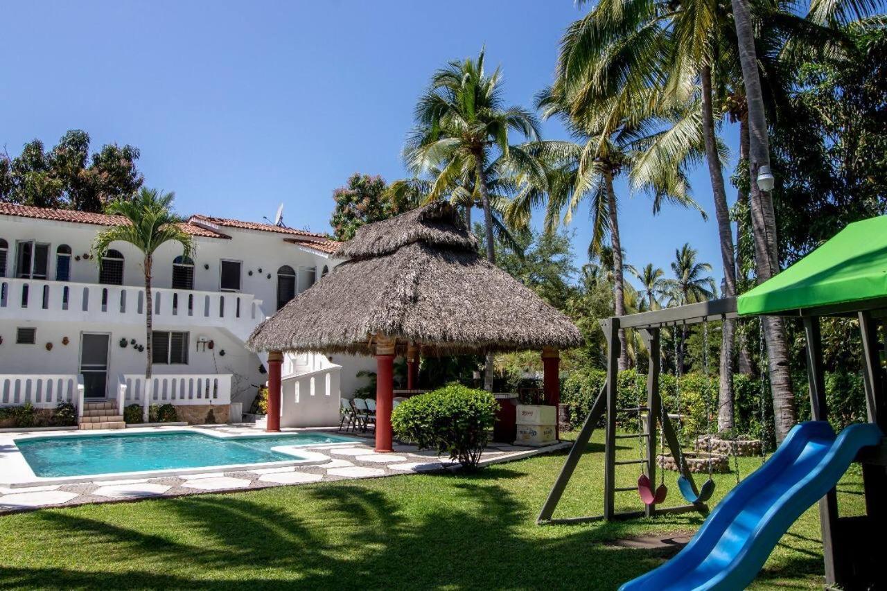 Villas Paraíso Manzanillo,Club Santiago Casa Playa Exterior foto